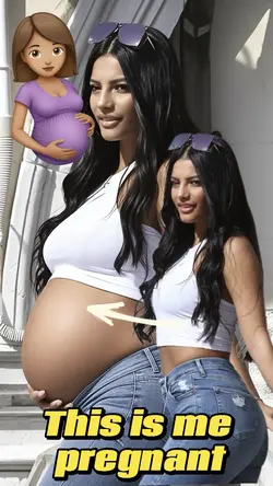 This is me pregnantt