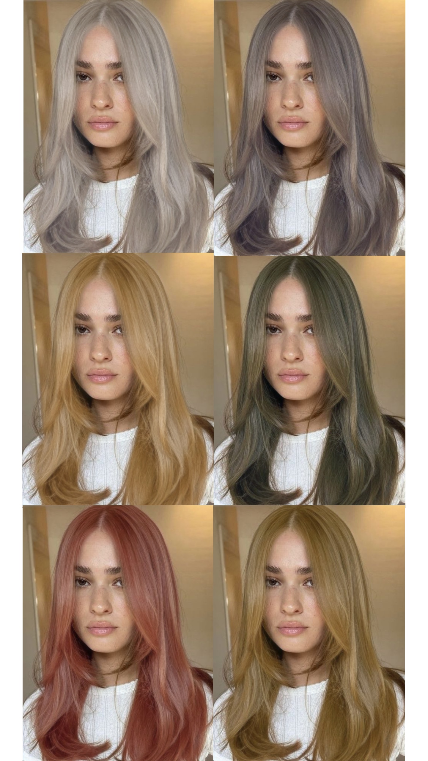6 Saç Rengi