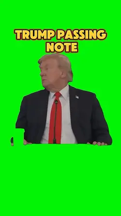 Trump Passing Note