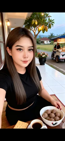 AI suasana pedesaan