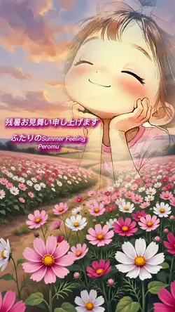 残暑お見舞い申し上げます1クリップ
