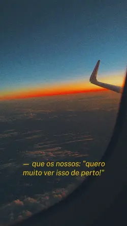 Eu fui, foi incrível