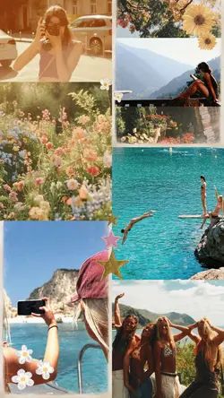 summer collage ☀️✨