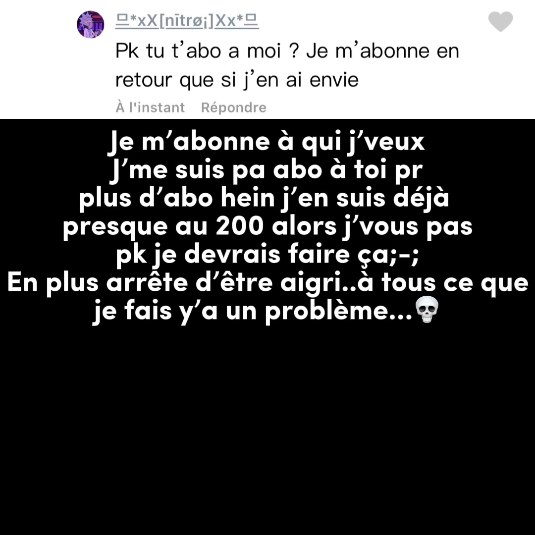 Tu sais je me 