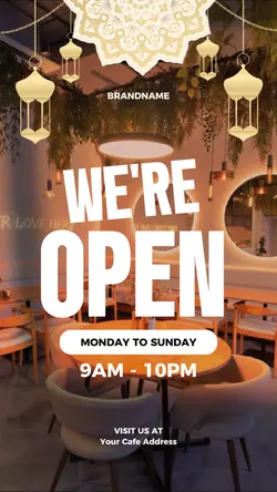 We Are Open