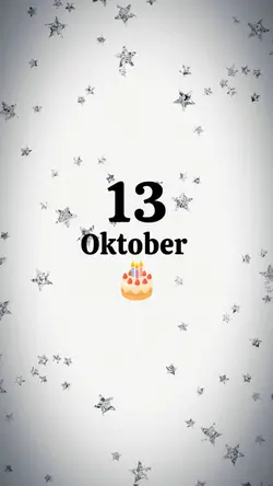 13 Oktober Brithday 