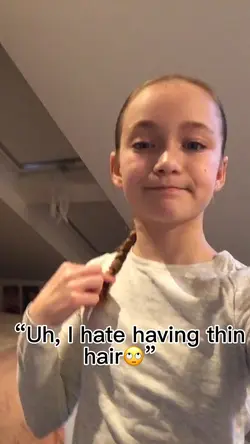 Thin hair trend