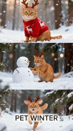 Pet Winter AI Filter