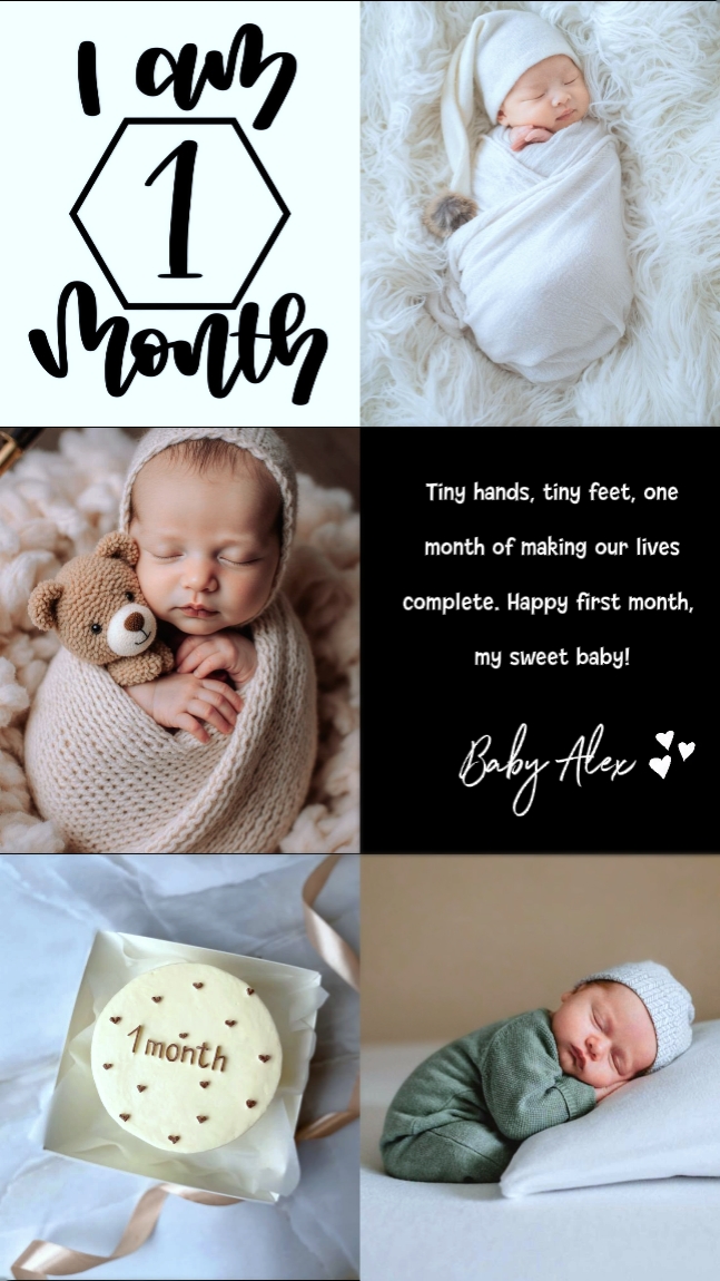 happy 1 month old