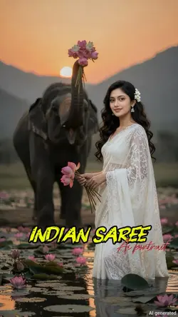 Indiansaree portrait