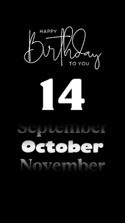 Hppy bday 14 october