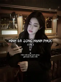 Mình đã từng hạnh ph