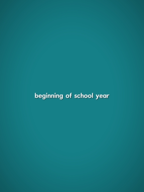 end of school year 