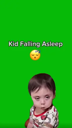 Kid Falling Asleep 😴