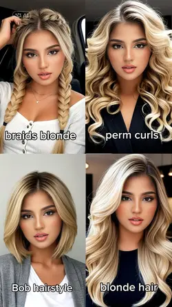 blonde hairstyle