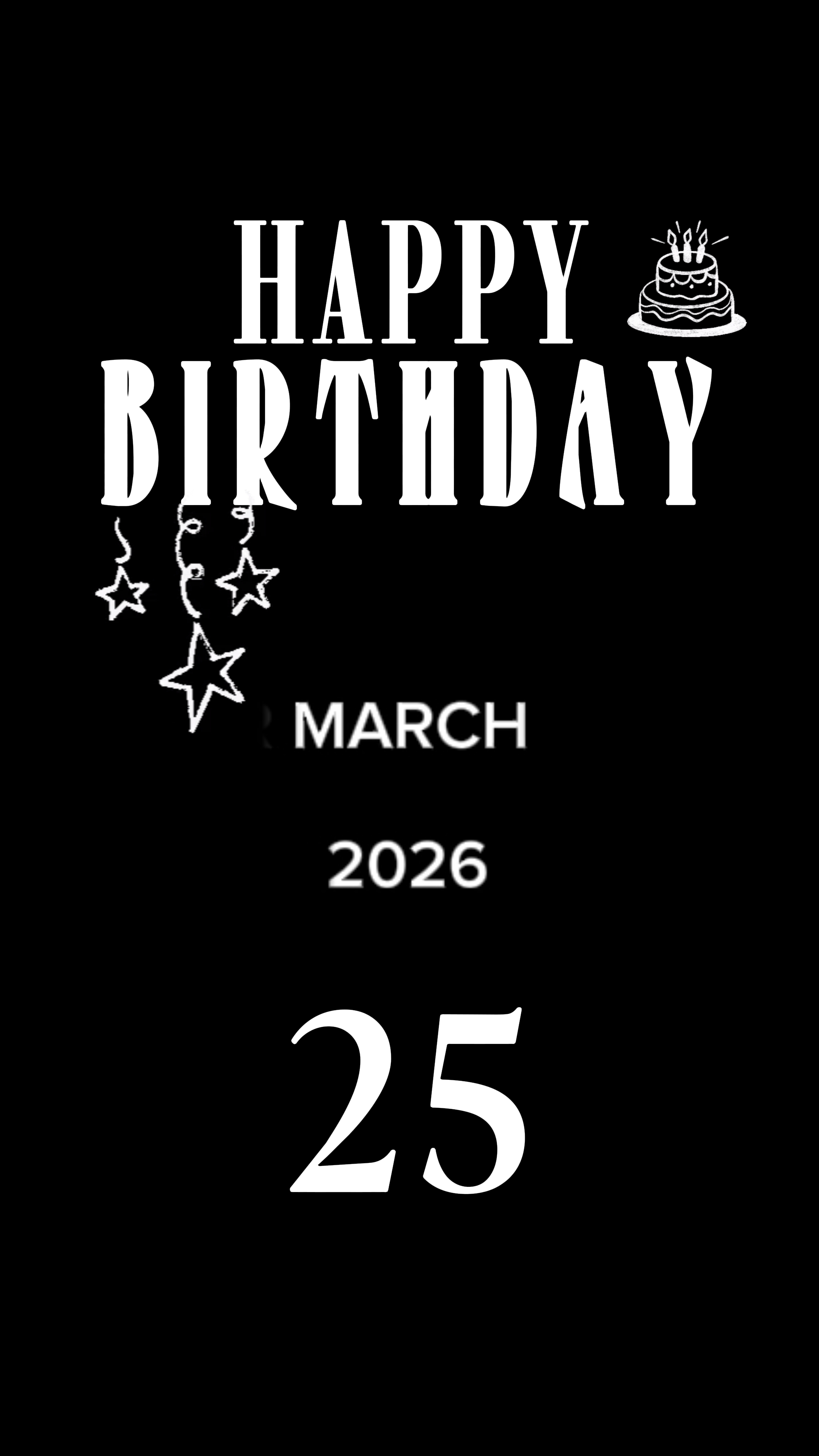 HBD 25 Maret