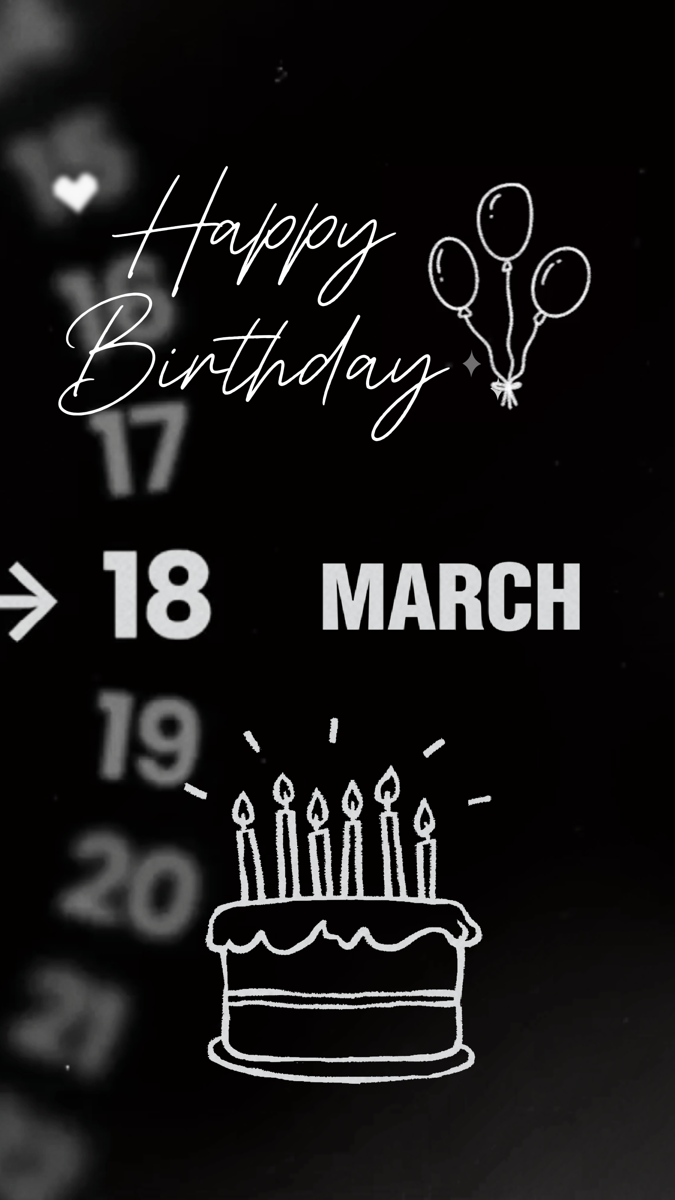 18 DE MARZO CUMPLEAÑOS