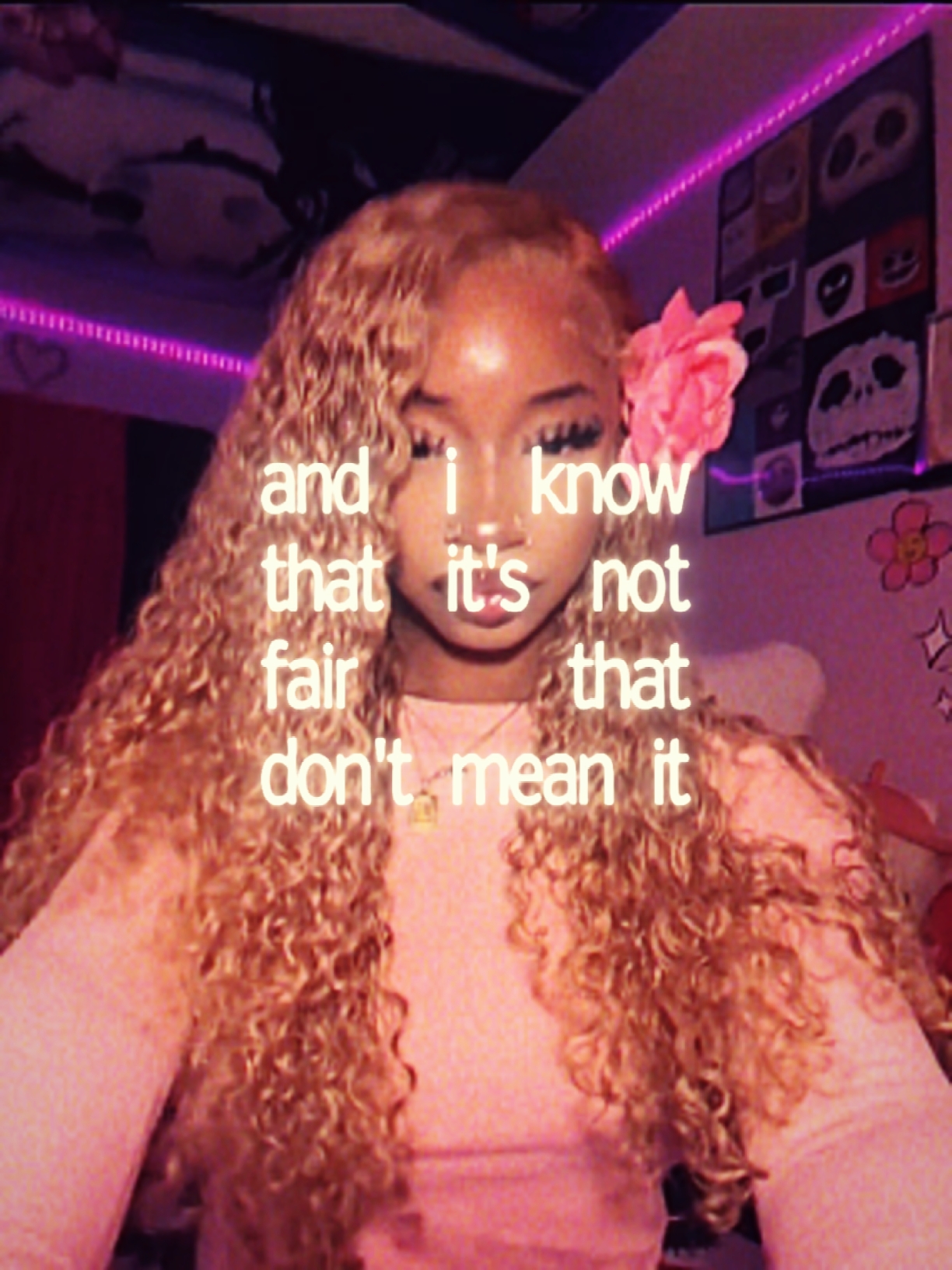 i know it's not fair