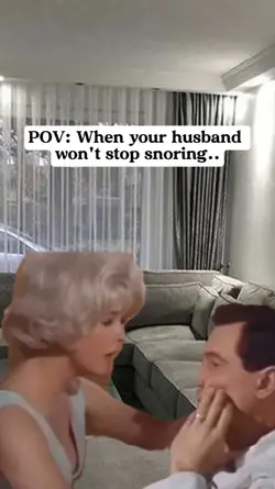 snoring meme