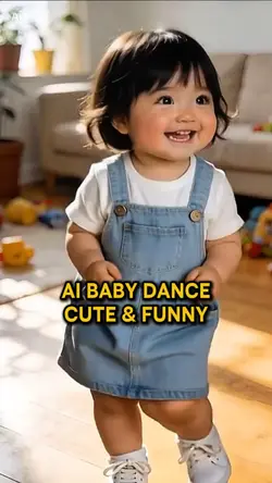AI Cute Baby Dance