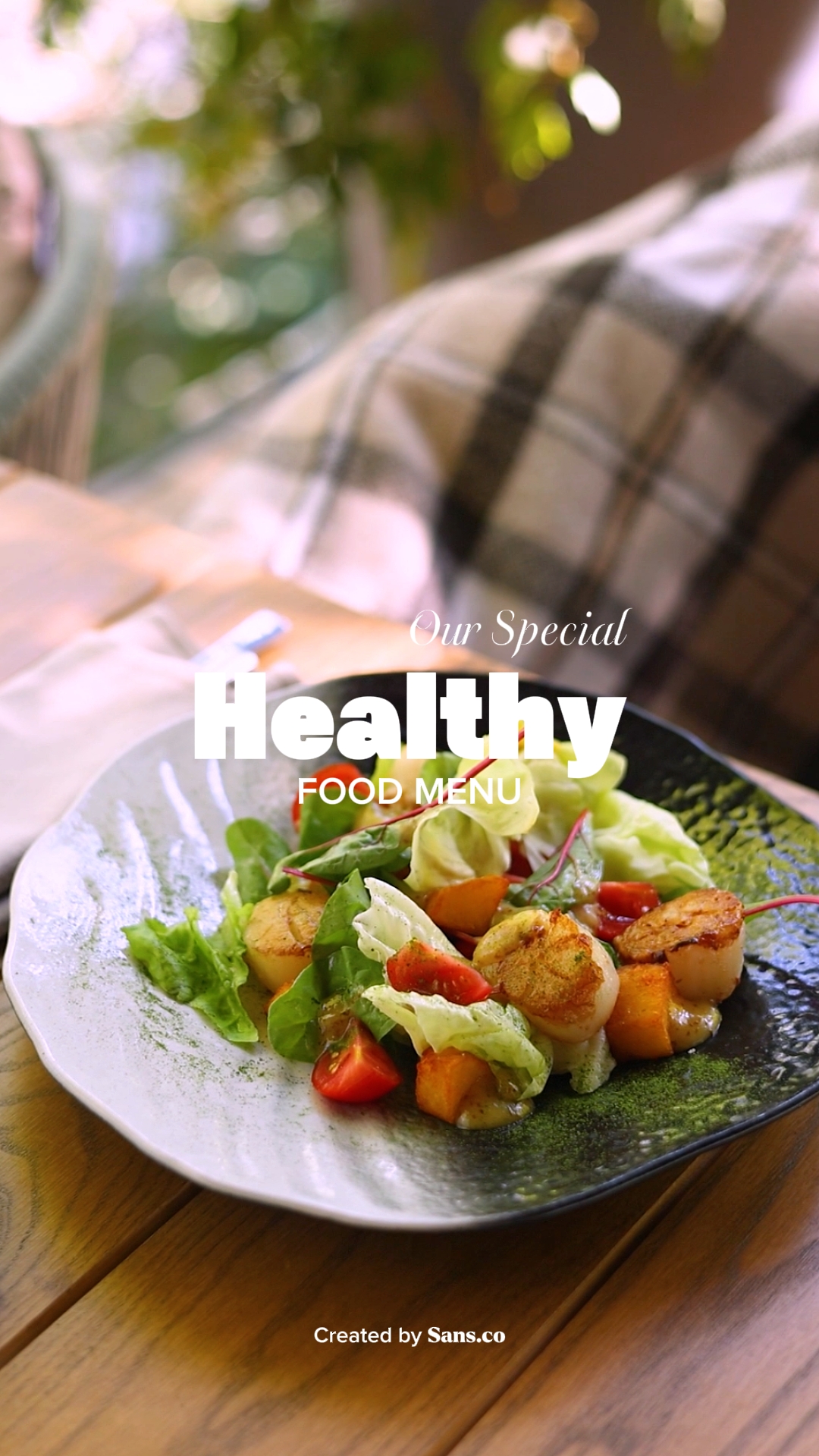 Special Healthy menu