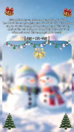 Mẫu chúc giáng sinh