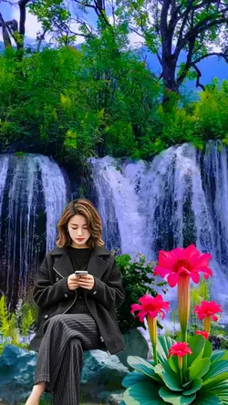 Waterfall scenery