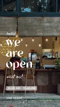 We Are Open Flyer