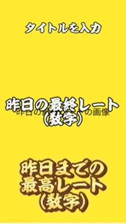 最終レート報告【悪い結果の時用】