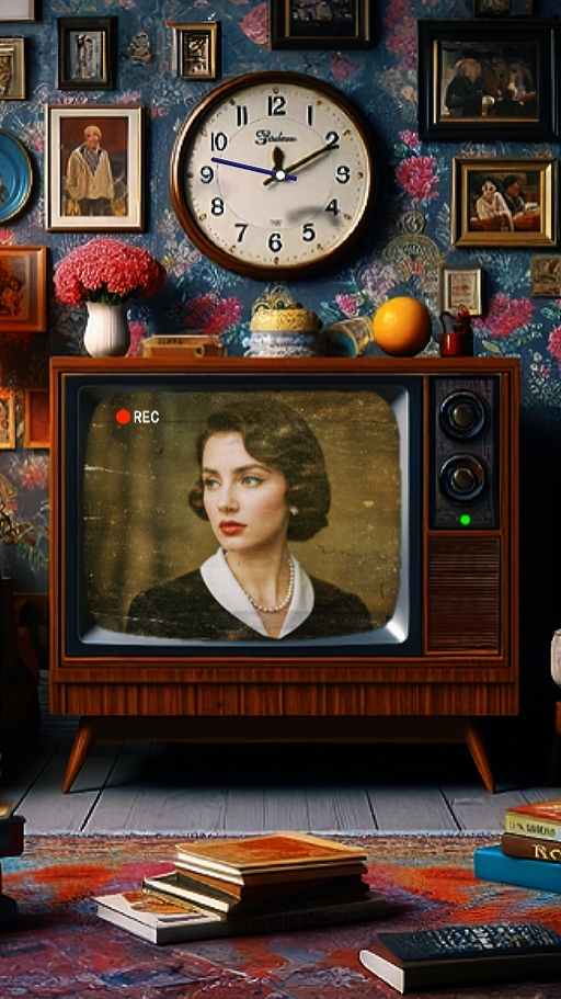 Ancienne télé rétro