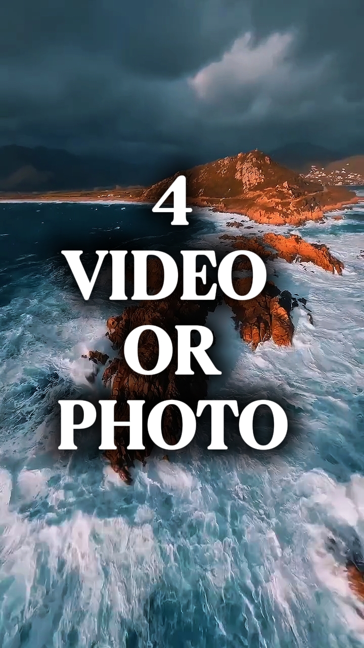 4 vídeo ou foto 