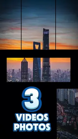 3 videos or photos 