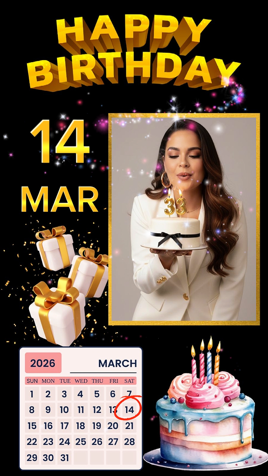 Anniversaire 14 MARS 