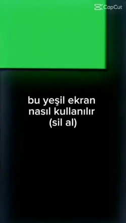 yeşil ekran kullanım