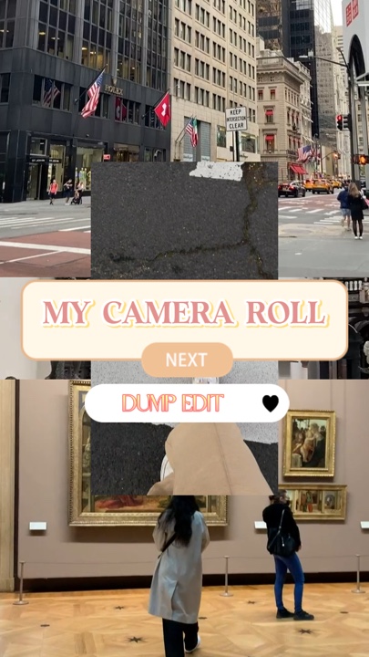 Vlog do rolo da câmera 