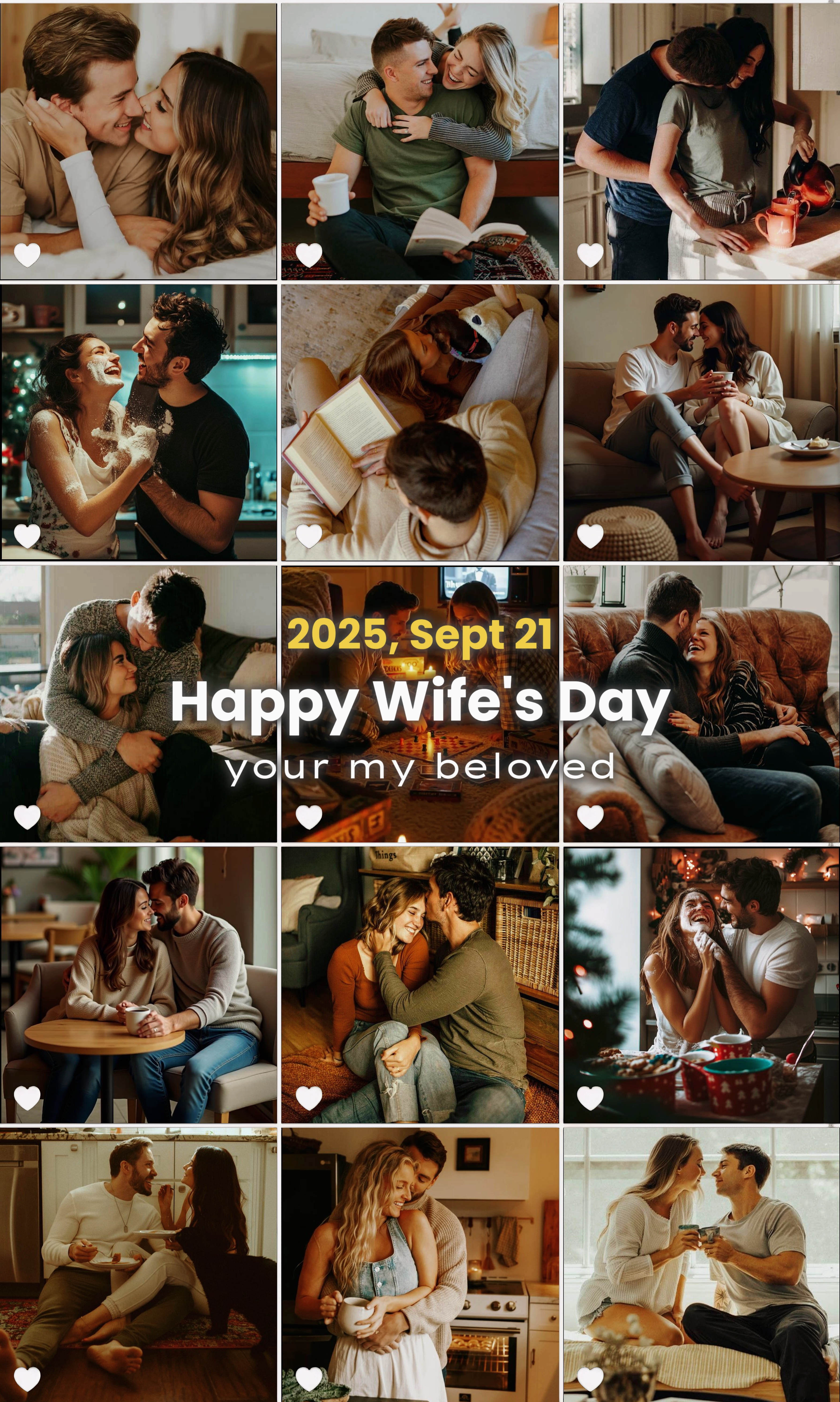 Feliz dia da esposa