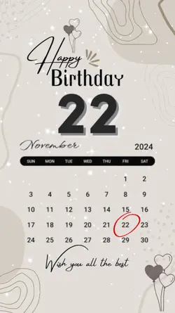 hbd 22 November 2024