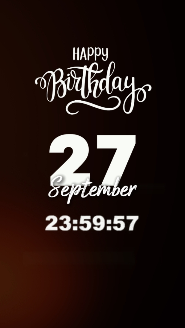 27 September B'day 