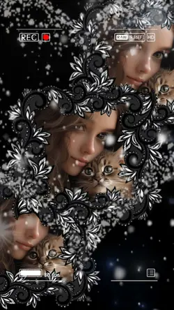 white black frame 