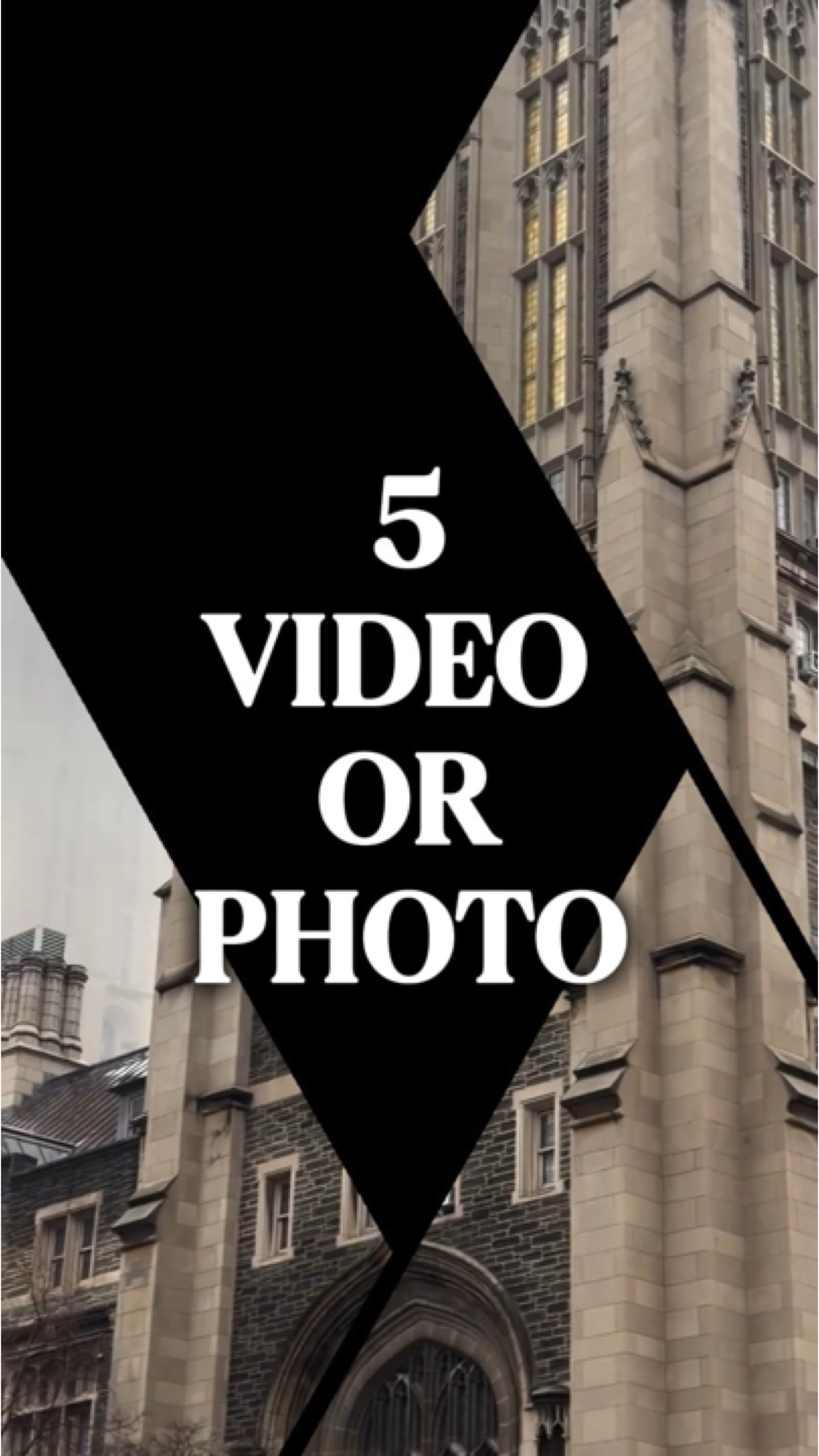 5 video or photo 