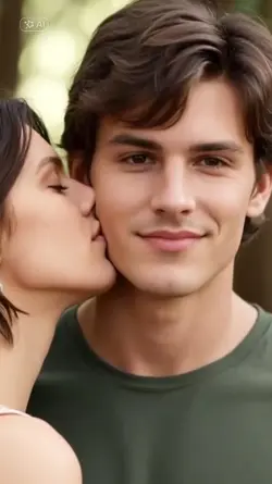 kiss fake girlfriend