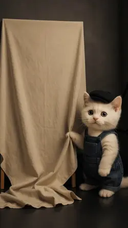 gato artista