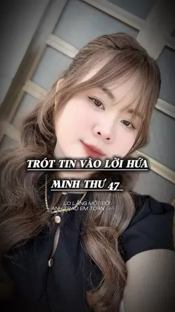 TRÓT TIN VÀO LỜI HƯA