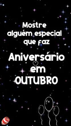 Parabéns Outubro 