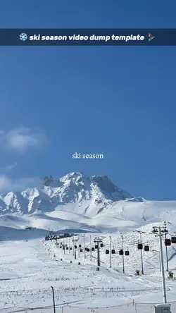 ski season ⛷️