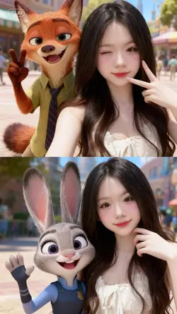 Ghép ảnh Zootopia AI