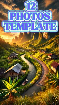 12 Photos Template 