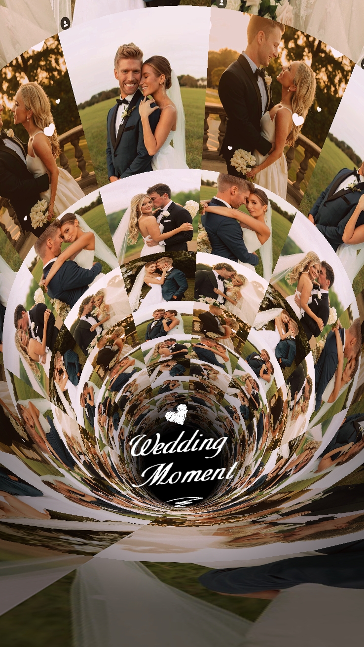 Moment der Hochzeit