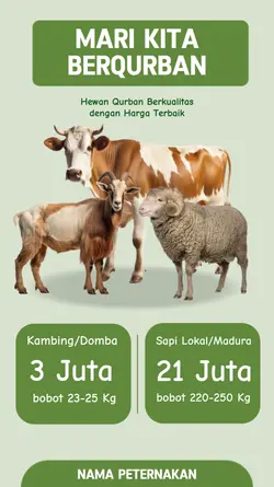 promosi hewan qurban