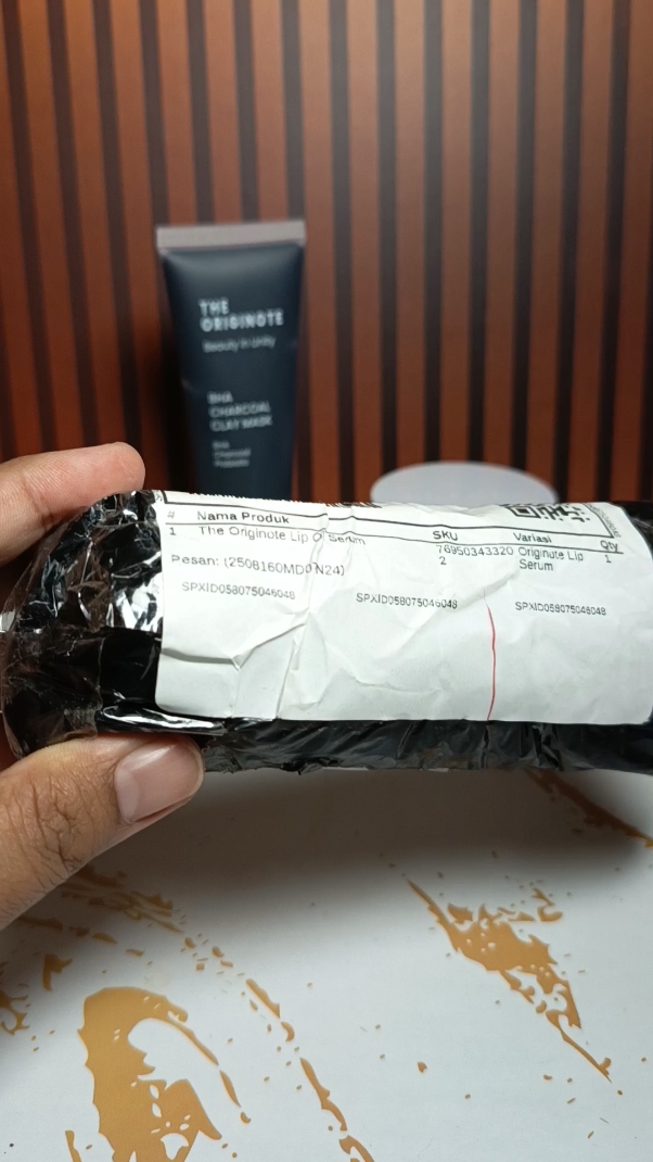 waktu unboxing
